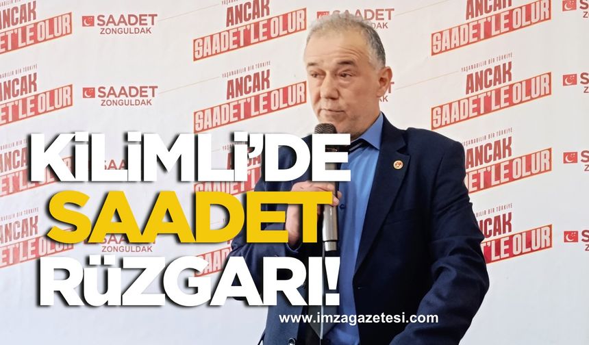 Kilimli’de Saadet Rüzgarı! Veli Sever güven tazeledi