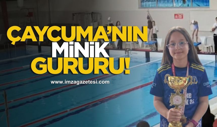 Çaycuma'nın minik gururu "Kumsal Günaydın"!