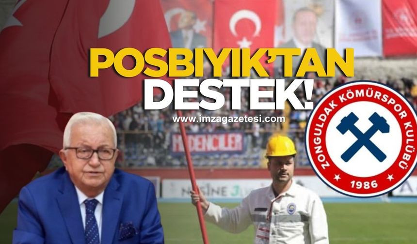 Ereğli Belediye Başkanı Halil Posbıyık, Zonguldakspor'a destek verdi!