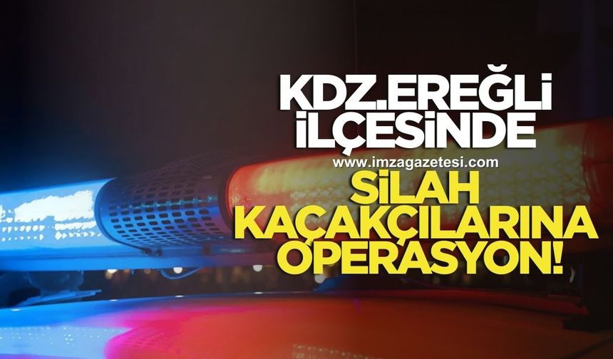 Zonguldak'ta silah kaçakçılarına büyük darbe