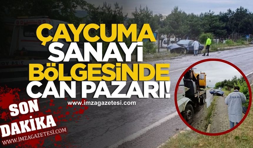Çaycuma Sanayi bölgesinde can pazarı!