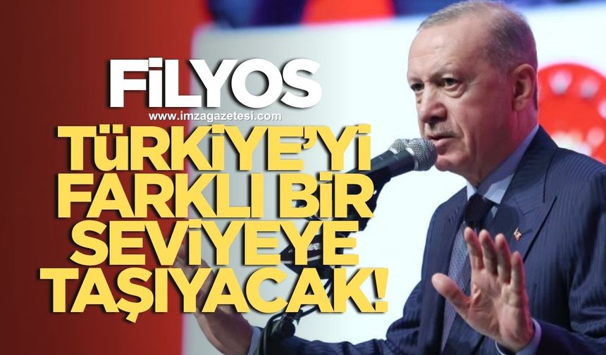 Cumhurbaşkanı Recep Tayyip Erdoğan, "Filyos Türkiye'yi enerjide farklı bir seviyeye taşıyacak"