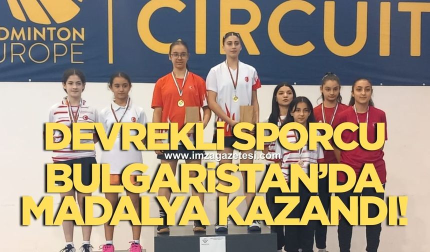 Devrek Belediyesporlu sporcudan Bulgaristan'da büyük başarı