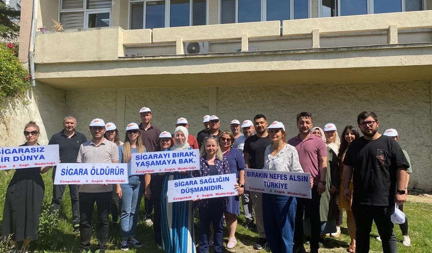 Zonguldak’ta Tütünsüz Gelecek İçin Seferberlik…