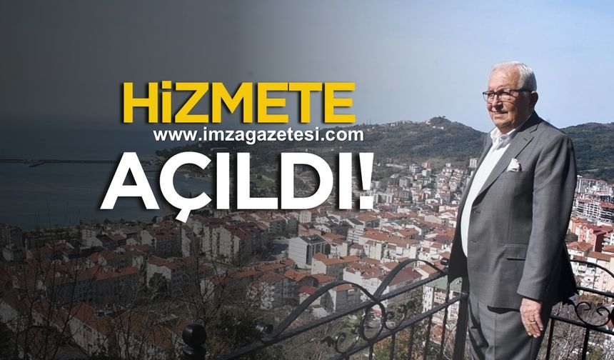 Kdz.Ereğli Belediye Başkanı Halil Posbıyık, Kaletepe'yi hizmete açtı!