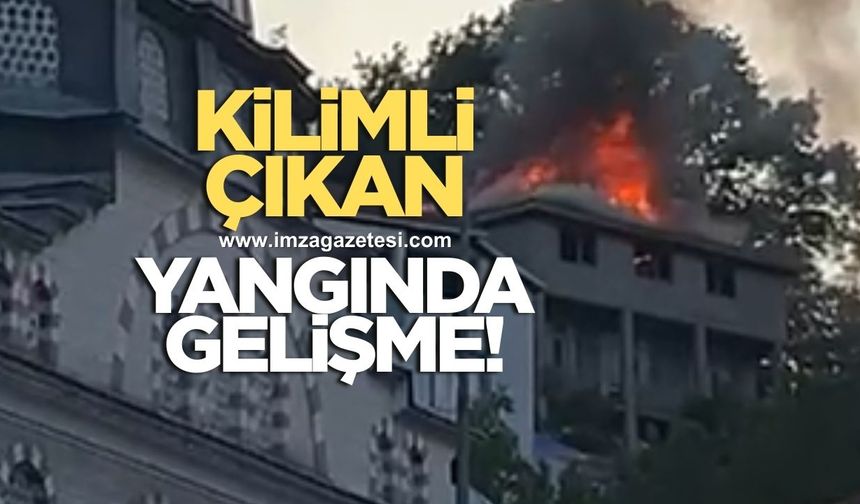 Kilimli'de çıkan yangında gelişme!
