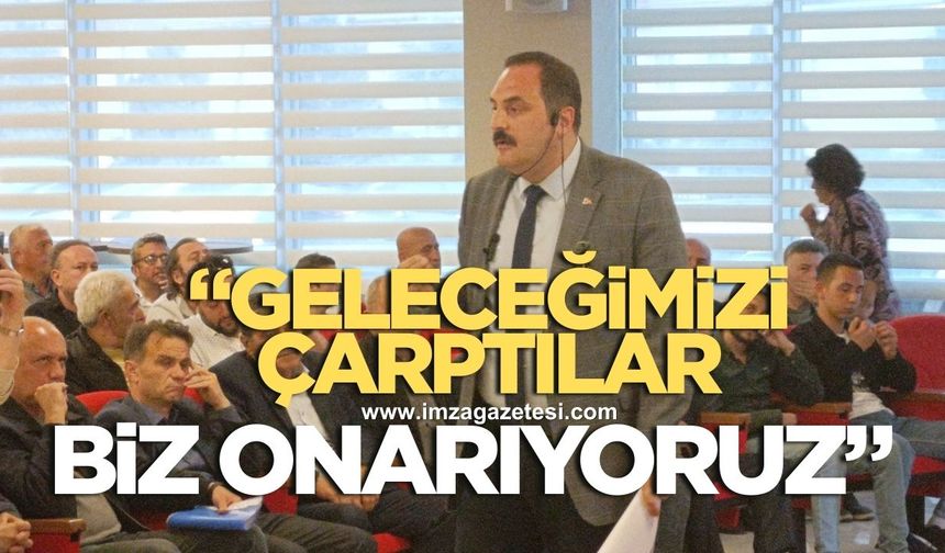 KOZLU BELEDİYE BAŞKANI ALTUĞ DÖKMECİ: “GELECEĞİMİZİ ÇARPTILAR, BİZ ONARIYORUZ”