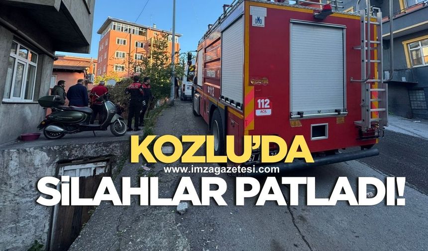 Kozlu'da silahlar patladı! Yaralı var