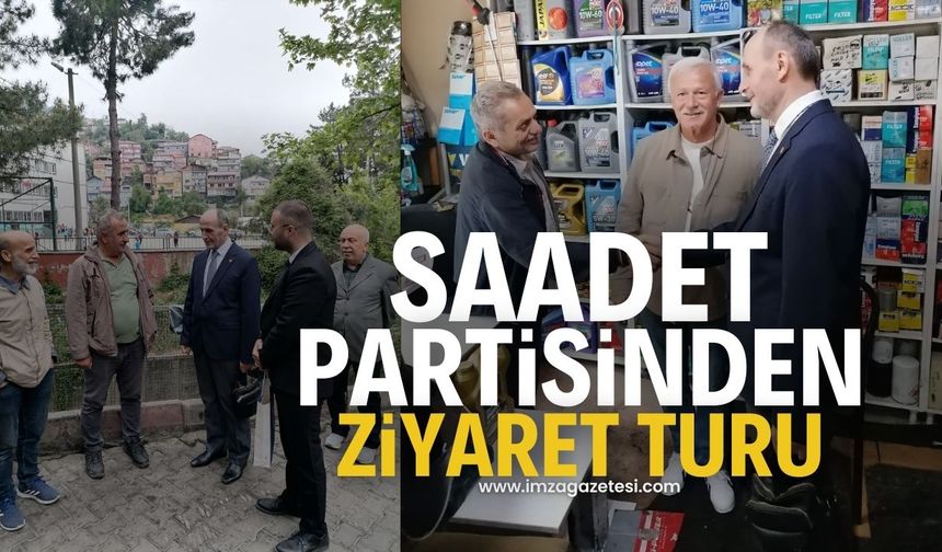 Saadet Partisi’nden Zonguldak’ta Esnaf, Eğitim ve Kültür Turuna Anlamlı Ziyaret