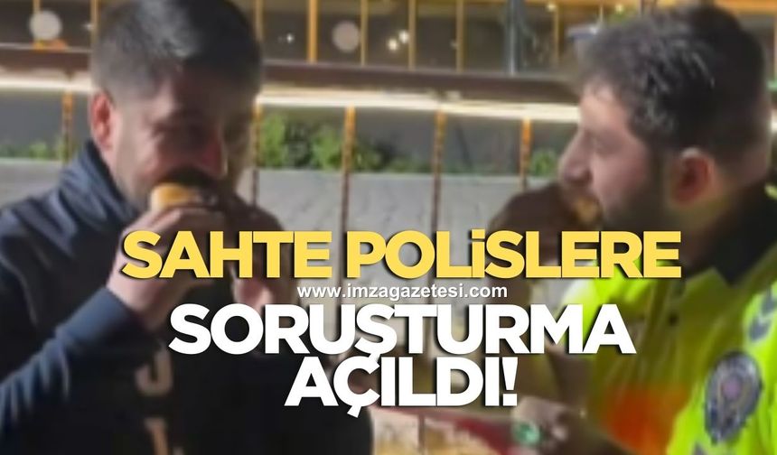 SAHTE POLİS KILIKLI GARSONLARIN SOSYAL MEDYA REKLAMI EMNİYETE TAKILDI!