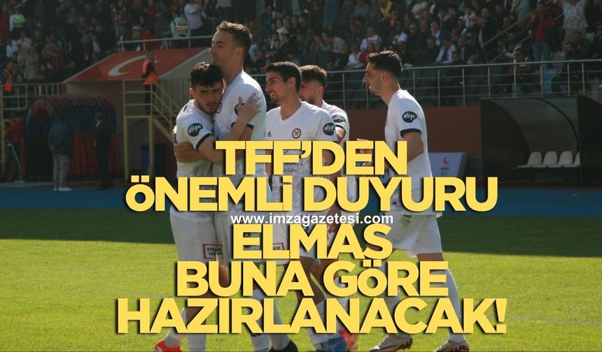 TFF 3.Lig futbocu uygunluğunu açıkladı! Zonguldakspor buna göre hazırlanacak