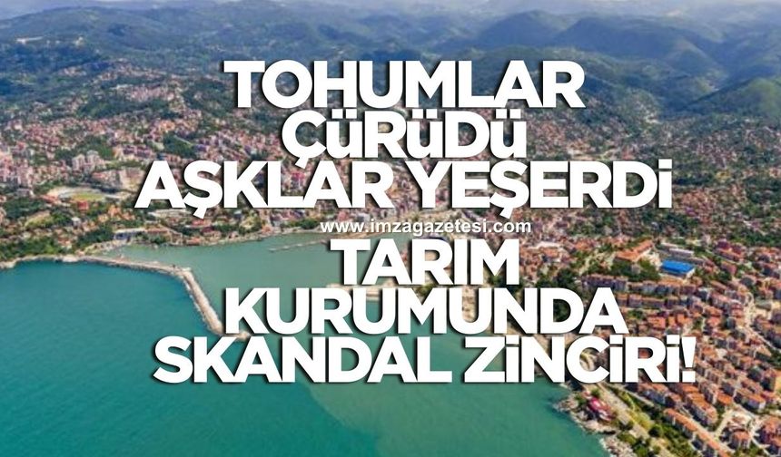 "Tohumlar Çürüdü, Aşklar Yeşerdi: Tarım Kurumunda Skandal Zinciri"