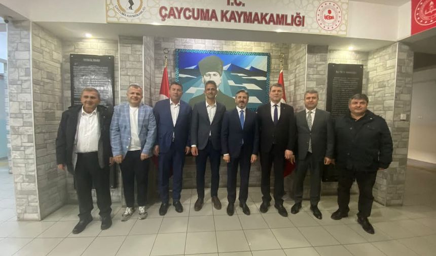 BAKAN YARDIMCISI AHMET AYDIN’DAN ÇAYCUMA’YA SÜRPRİZ ZİYARET