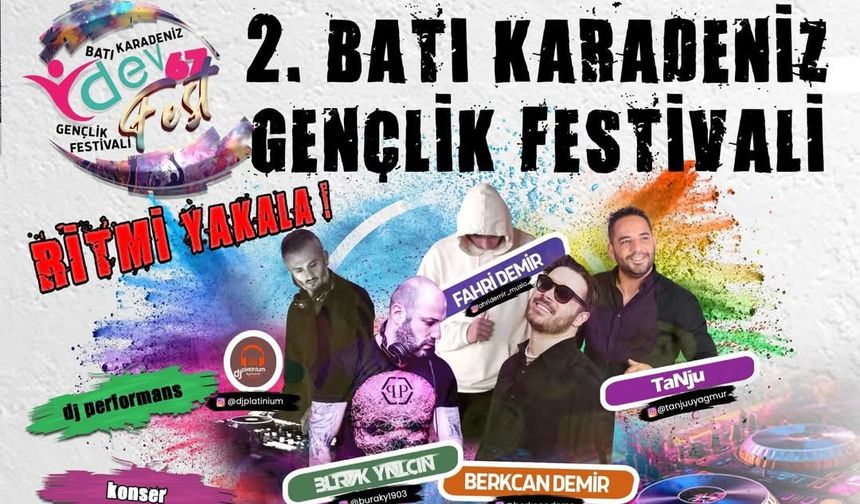 Batı Karadeniz'in en enerjik gençlik festivaline Devrek ev sahipliği yapıyor...