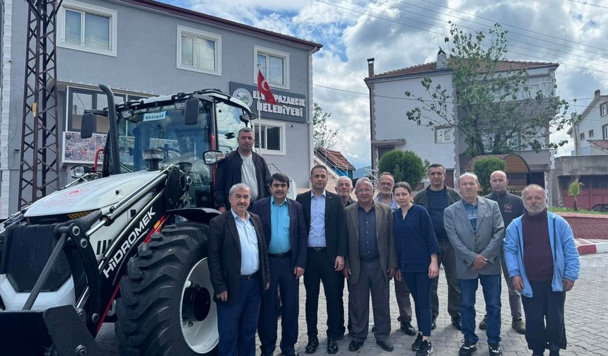 ÇEVRE VE ŞEHİRCİLİK BAKANLIĞI’NDAN ELVANPAZARCIK'A İŞ MAKİNESİ DESTEĞİ