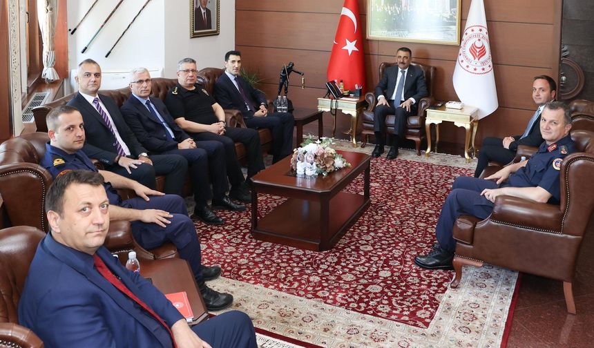 KRİZ ANLARININ KAHRAMANLARI VALİLİKTE: GAMER HEYETİNDEN ZİYARET