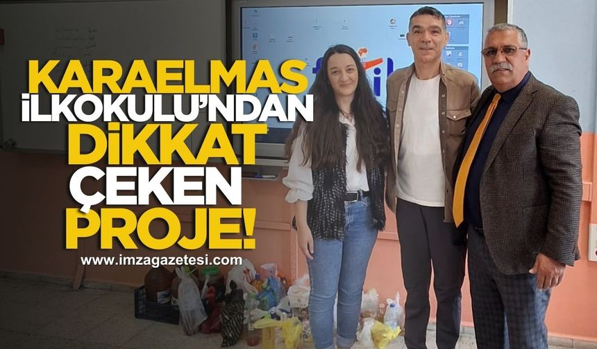 Karaelmas İlkokulu’ndan Çevre Dostu Proje! "Sürdürülebilir Bir Hayat İçin Atık Yağı Dökme"