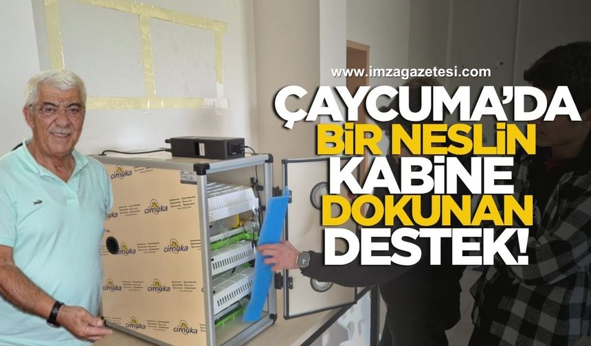 Hayırseverden Çaycuma'da eğitime destek...