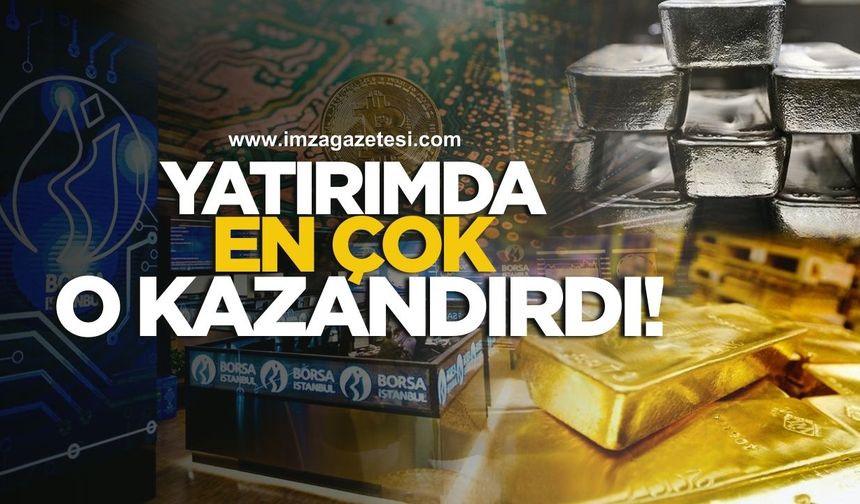Yatırımda En Çok O Kazandırdı! Altın Fark Attı!