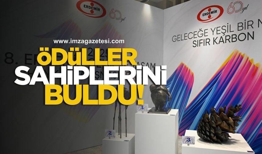 8. Erdemir Çelik ve Yaşam Heykel Yarışması’nda ödüller sahiplerini buldu...