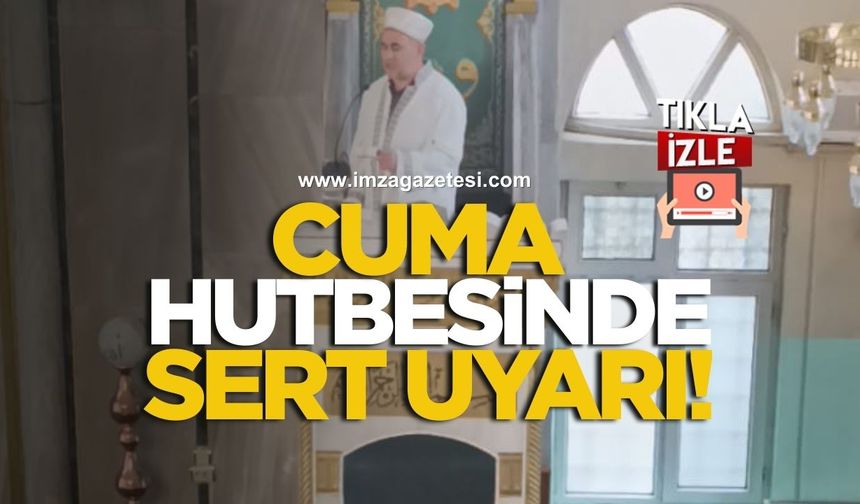 Cuma Hutbesinde Bütün Topluma Sert Uyarı! Zina, Sadece Bireysel Değil, Toplumsal Bir Felakettir