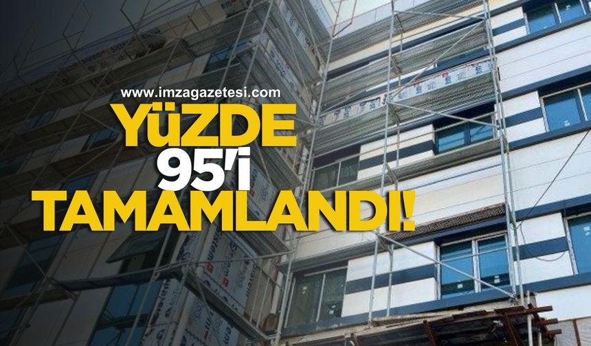 Zonguldak SGK’nın modern binasının yüzde 95’i tamamlandı! 14 Ağustos’ta teslim!