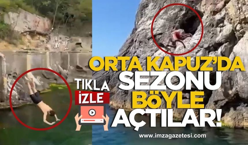 Gençler Orta Kapuz'da sezonu böyle açtı!