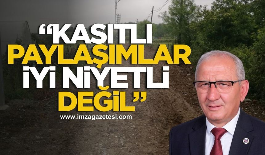 Başkan Özdal’dan eleştirilere sert cevap: “Kasıtlı paylaşımlar iyi niyetli değil”