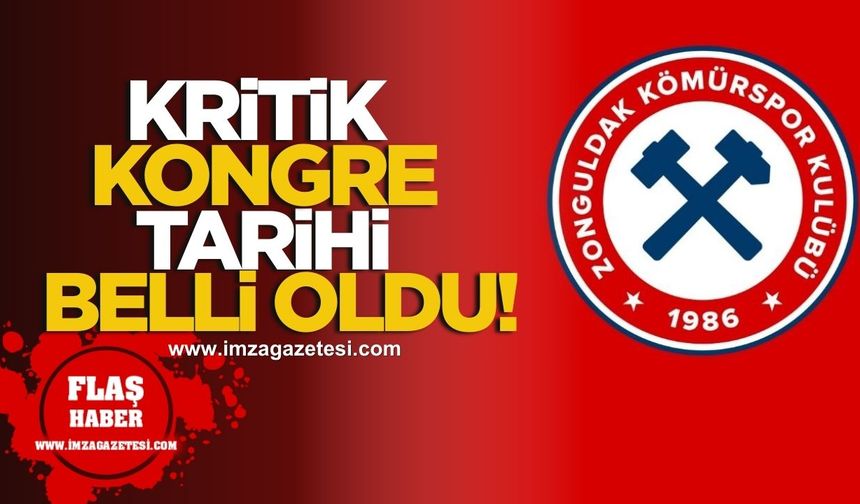 Zonguldakspor’da kritik kongre tarihi belli oldu!