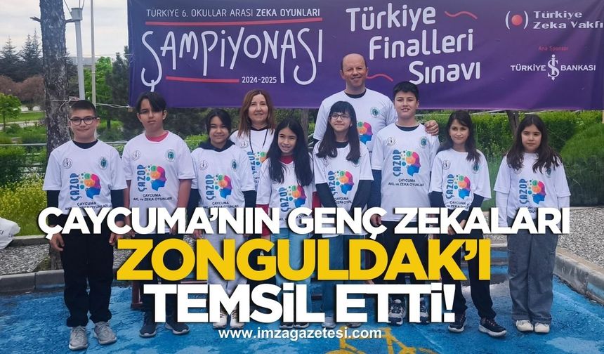Çaycuma’nın Genç Zekaları, Türkiye Finalinde Zonguldak’ı Temsil Etti!