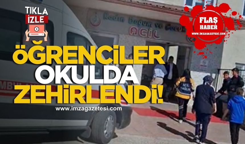 Bartın'da ortaokul öğrencileri okulda zehirlendi!
