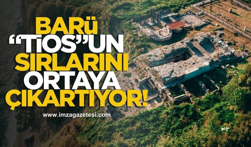 Bartın Üniversitesi Kazı Ekibi Tios’un Sırlarını Ortaya Çıkarıyor!