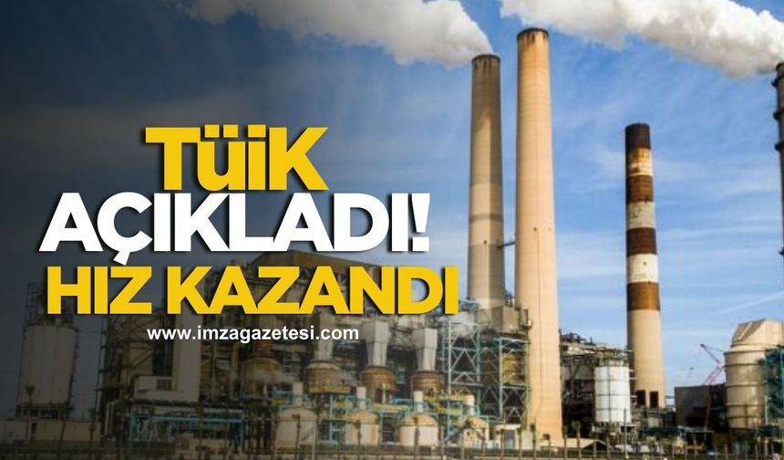 TÜİK Açıkladı! Sanayi Üretimi Hız Kazandı!