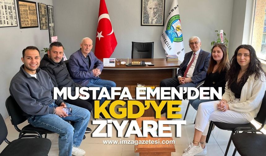 Mustafa Emen’den Karaelmas Gazeteciler Derneği’ne ziyaret...