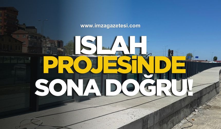 Zonguldak'ta Dere Islah Projesi Gece Gündüz Devam Ediyor!