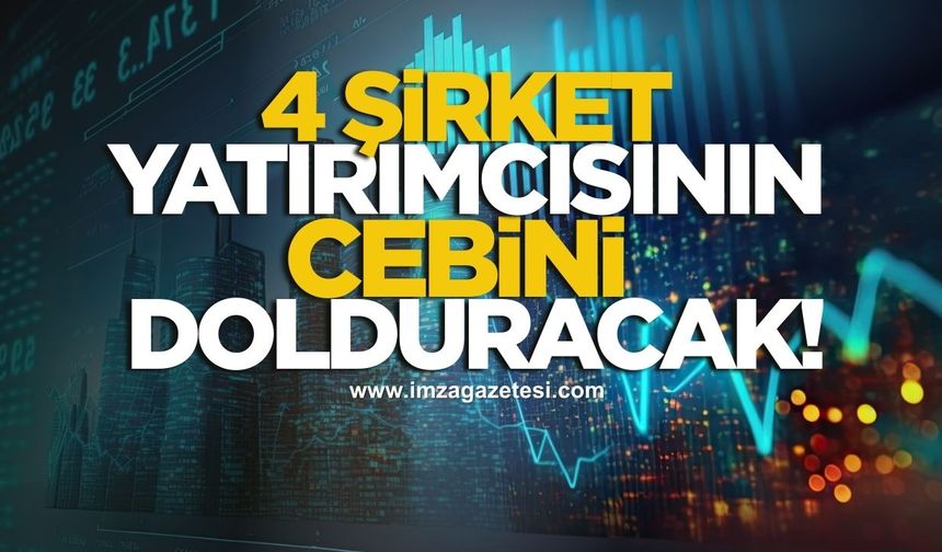 Borsada İşlem Gören 4 Şirket Yatırımcısının Cebini Dolduracak!