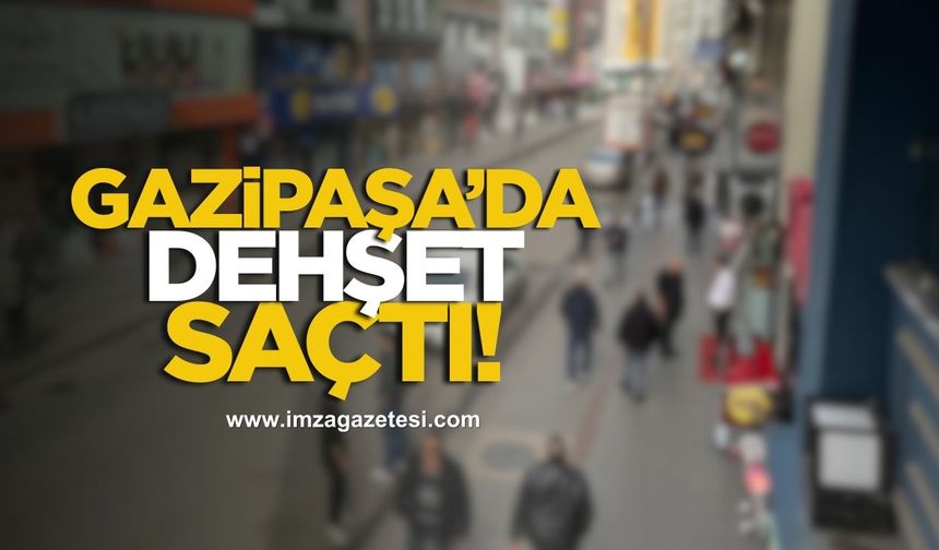 Gazipaşa Caddesinde Alkollü ve Ehliyetsiz Sürücü Dehşeti!