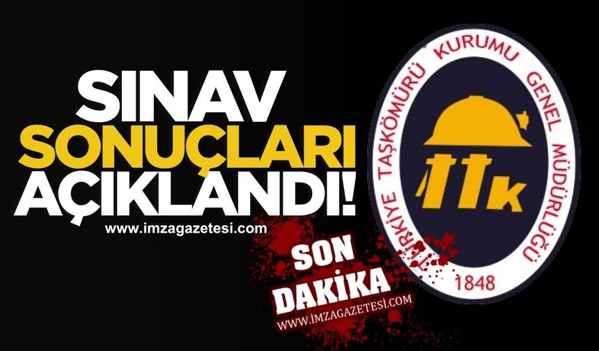 Son dakika! TTK’da sınav sonuçları açıklandı!