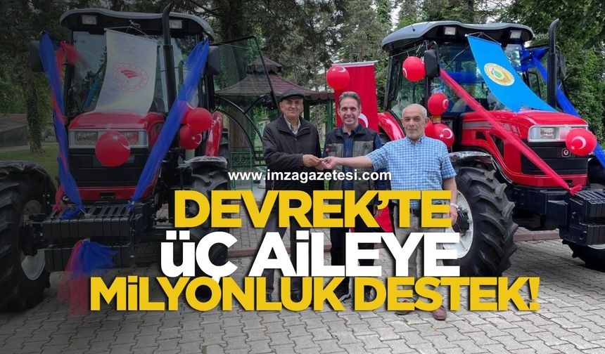 Devrek'te 3 Aileye 1,1 Milyon TL’lik Destek!