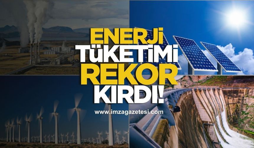 Türkiye’de Enerji Tüketimi Rekor Kırdı!