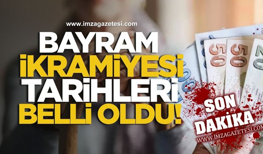 Emeklinin Bayram ikramiyesi tarihleri belli oldu