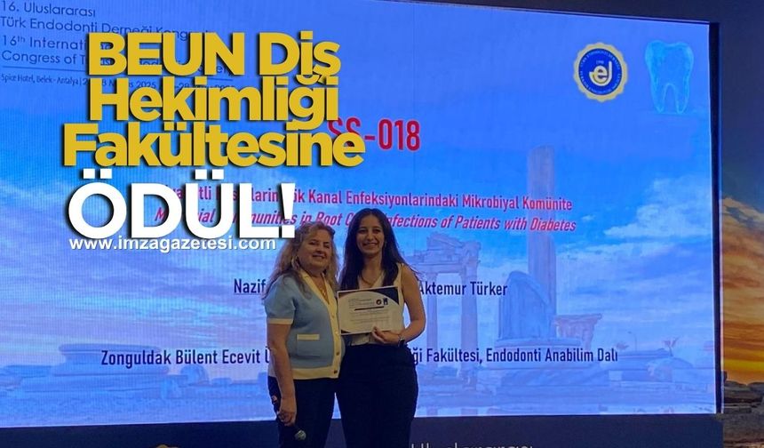 BEUN Diş Hekimliği Fakültesine Uluslararası Birincilik Ödülü
