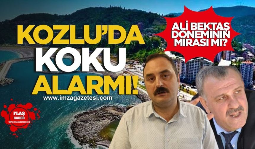 Kozlu'da koku alarmı! Halk sağlığı tehdit altında!