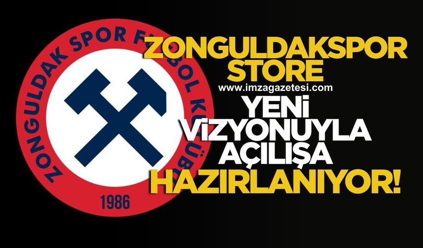 Zonguldakspor FK Store yeni vizyonuyla açılışa hazırlanıyor