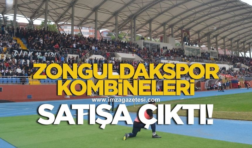 Zonguldakspor kombine biletleri satışa çıktı! İster peşin ister taksit