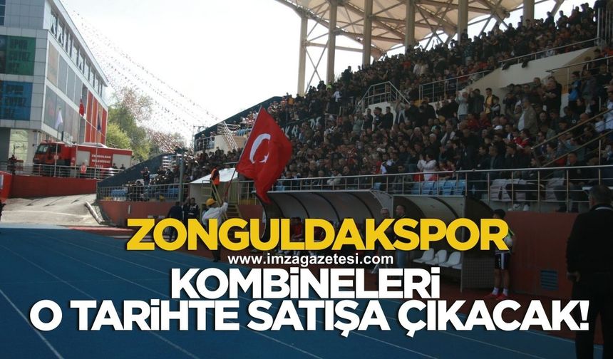 Zonguldakspor'da kombineler satışa çıkıyor! İşte fiyatlar