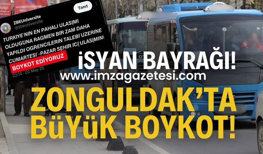 Zonguldak'ta Üniversite Öğrencileri İsyan Bayrağını Çekti | Zonguldak haber