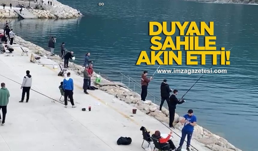 Haberini Duymayan Kalmadı, Sahile Akın Ettiler!