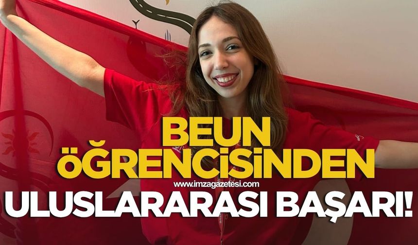 BEUN Tıp Fakültesi Öğrencisi Elif Göl'den Uluslararası Başarı