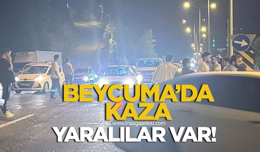 Beycuma’da kaza! Yaralılar var